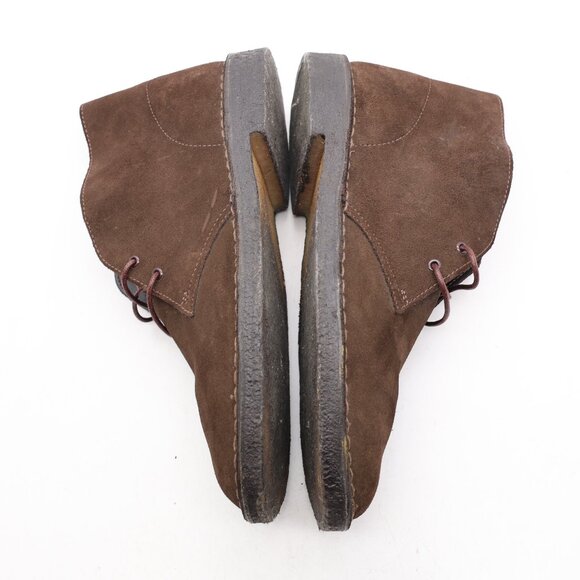 Clarks Originals Men's Size 10.5 M Brown Suede Shoes Lace Up Crepe Sole Boots - Picture 8 of 10